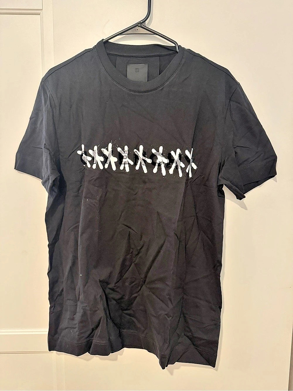 Givenchy Graphic Short Sleeve Tee in Black